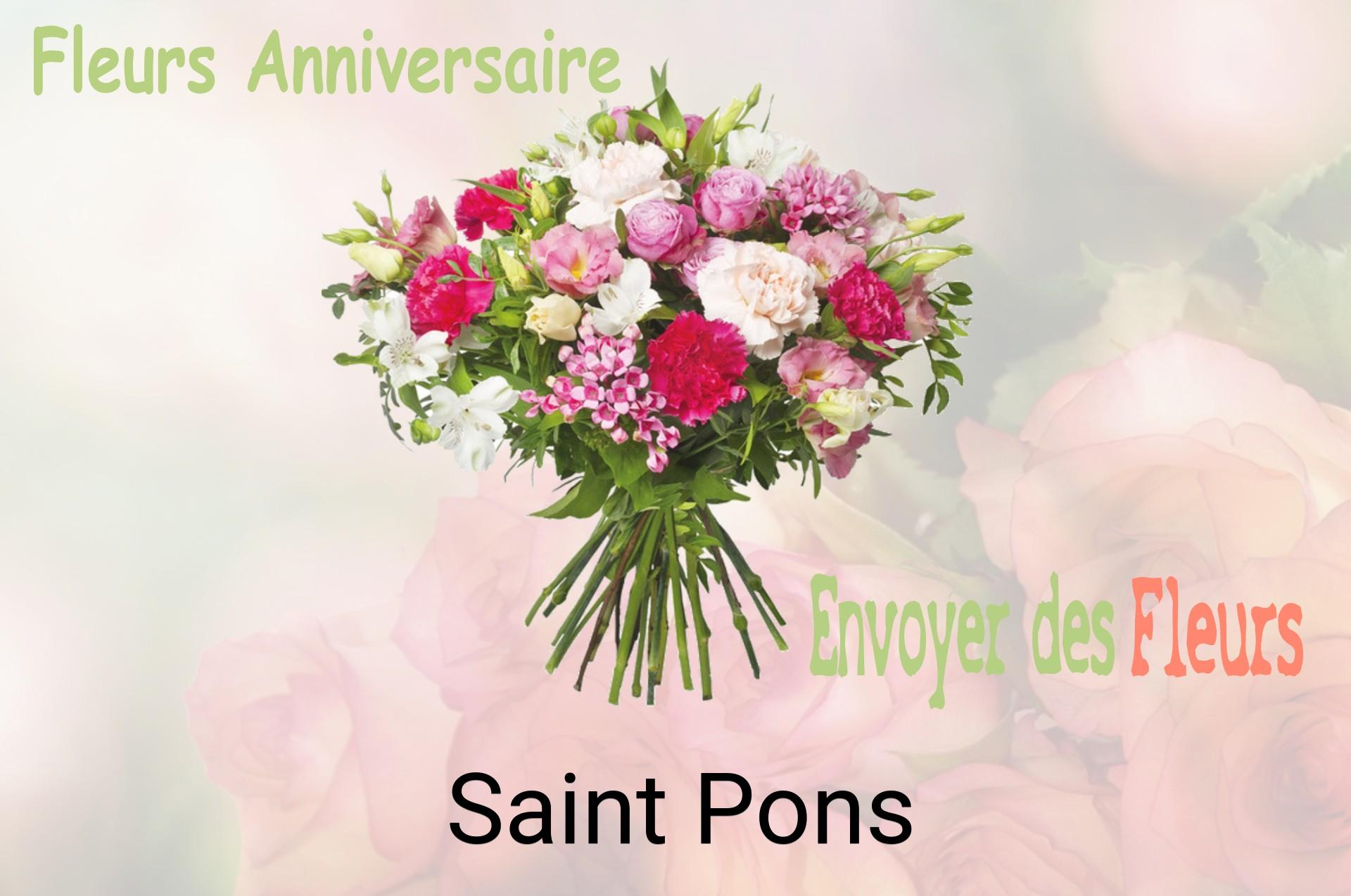 Bouquet de fleurs d’anniversaire livré à Saint-Pons