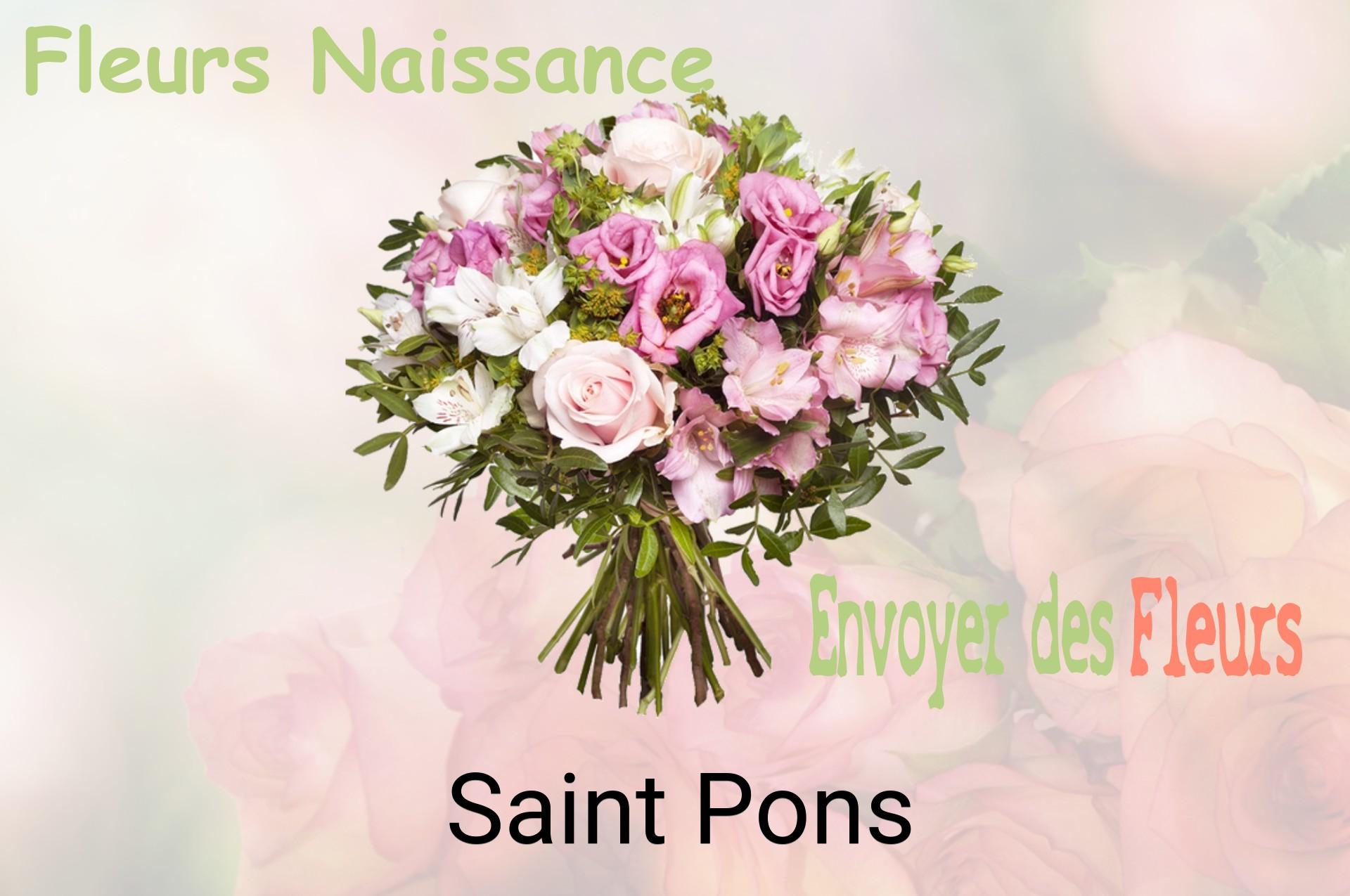 Bouquet de fleurs de naissance livré à Saint-Pons